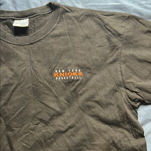 Vintage black Gear For Sports Knicks t-shirt made in USA great condition